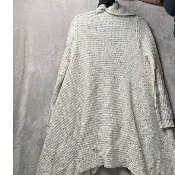 COTTON ON CASUAL WATERFALL OVERSIZED KNIT SWEATER WOMENS OSFM CREAM - Picture 2 of 6